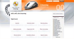 Desktop Screenshot of e-learning.vos-sps-jicin.cz